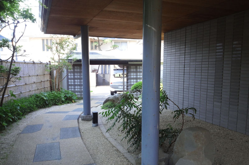 宿泊施設に到着