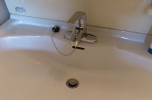 2階洗面の水栓交換