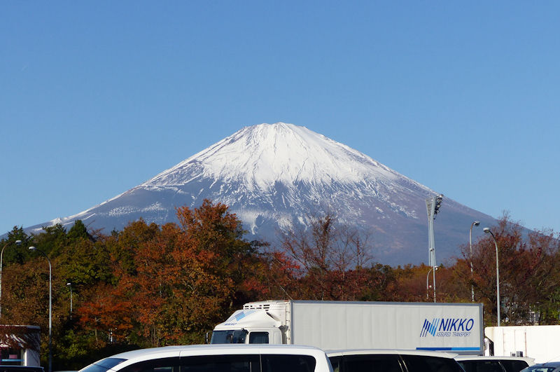 足柄SAからの富士山
