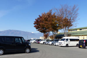駐車場はかなりの車