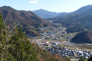 朝来市和田山の街並みが