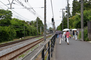 JR北鎌倉で下車