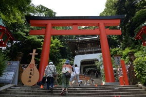 江島神社の石段