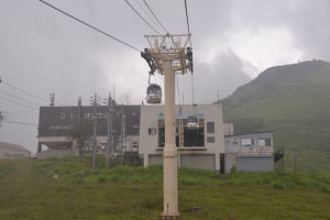兎平駅、標高1400m