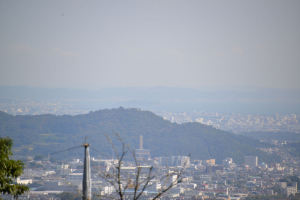 江の島もうっすらと