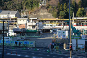 八景駅への道路があった場所