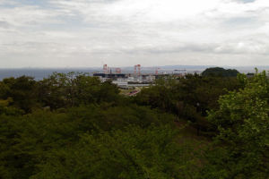 船舶が行き交う東京湾