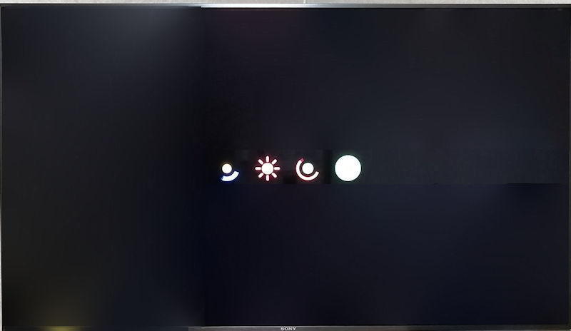 Android TVの立ち上がり画面