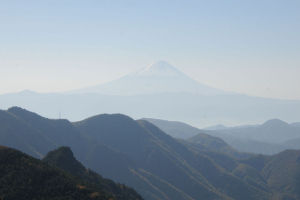 富士山もよく見えていました