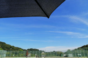 先週の湘南国際村テニスコート
