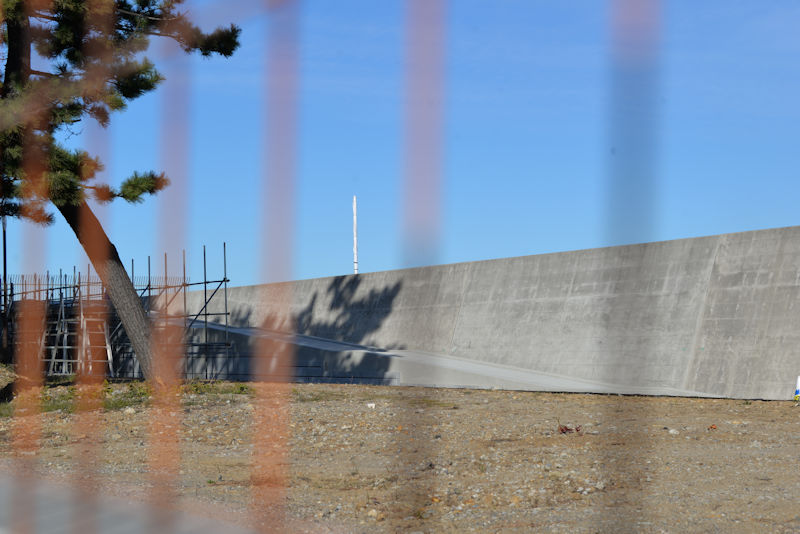 北に進むと、スロープが出来ていました