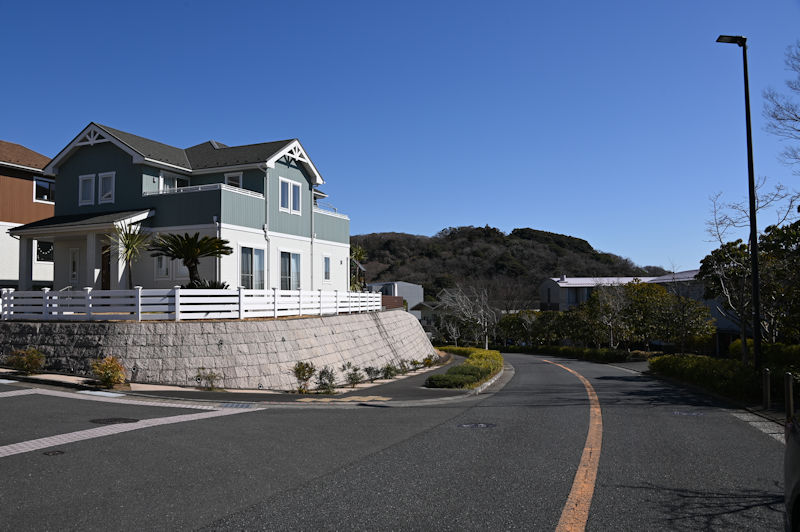 湘南国際村の閑静な住宅街
