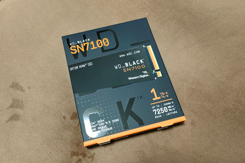 増設用にWDの内蔵SSD SN7100